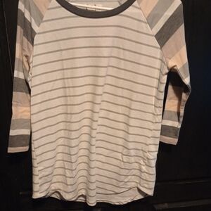 Striped Women's Raglan Shirt